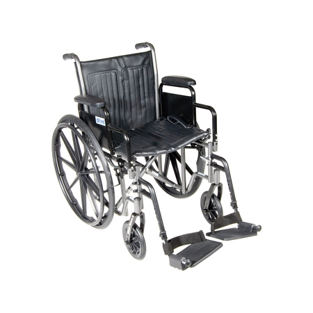 DRIVE MEDICAL Silver Sport 2 Wheelchair - 18" Seat ssp218dda-sf